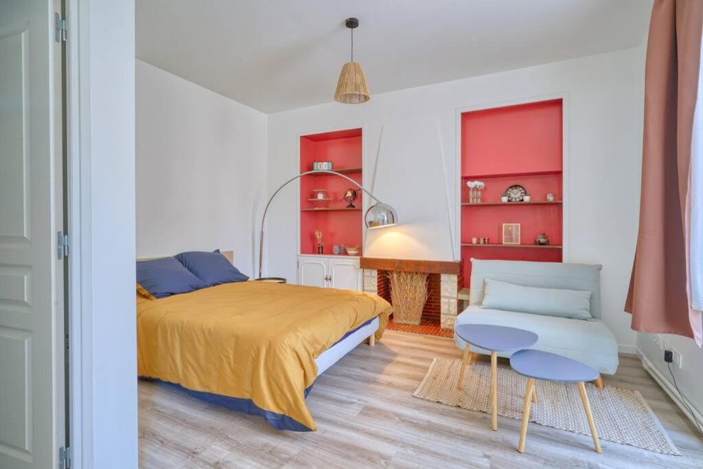 Studio Charmant Au Coeur Du Vieux Corbeil คอร์เบล-เอซองส์ ภายนอก รูปภาพ